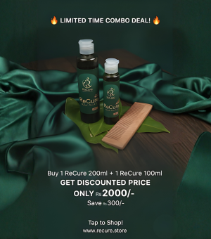 1 ReCure 200ml + 1 ReCure 100ml GET DISCOUNTED PRICE