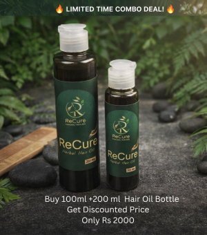 100ml +200 ml Hair Oil Bottle Get Discounted Price