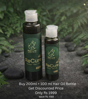 200ml + 100ml Hair Oil Bottle Get Discounted Price
